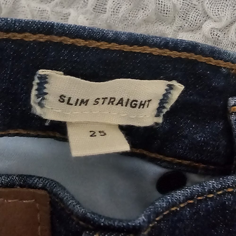 Madewell Women's Deep Indigo Straight Jeans - Picture 4 of 6